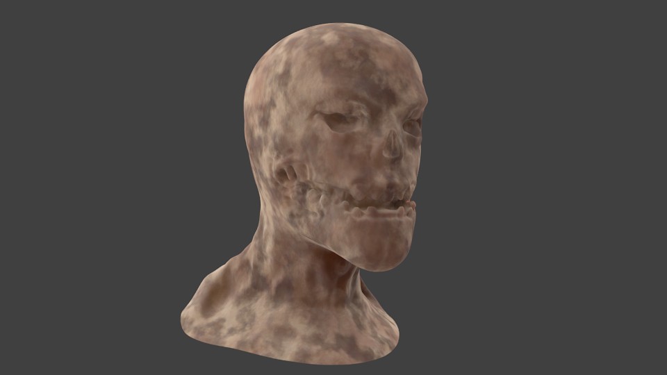 Zombie Head Sculpt preview image 1